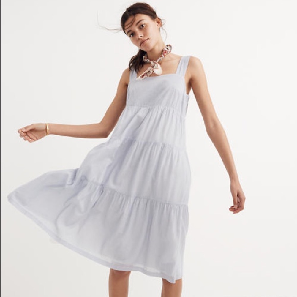 Madewell Striped Midi Dress